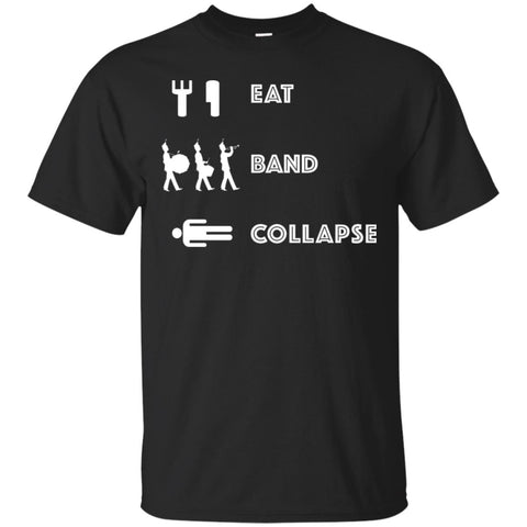 "Eat, Band, Collapse" Unisex Tee