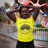 "Music Brings Out My Happy Dance" Short Sleeve Women's T-Shirt