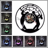 Vinyl Record Backlit Wall Clocks - 11 Jazz & Sax Designs!
