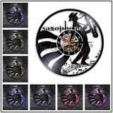 Vinyl Record Backlit Wall Clocks - 11 Jazz & Sax Designs!