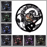Vinyl Record Backlit Guitar Clocks - Rockin' or Mello - 6 More Designs!