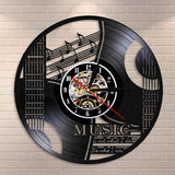 "Music is Who I Am" Vinyl Record Wall Clock