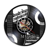 "Music is Who I Am" Vinyl Record Wall Clock