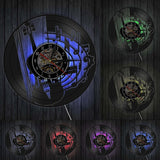 "Violin Magic" Vinyl Record Backlit Wall Clock