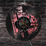 "Violin Magic" Vinyl Record Backlit Wall Clock