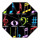 Wild & Colorful Music Umbrellas - Many Designs - Full Size
