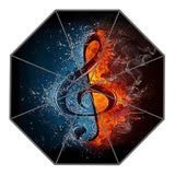 Wild & Colorful Music Umbrellas - Many Designs - Full Size