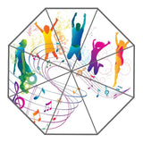 Wild & Colorful Music Umbrellas - Many Designs - Full Size