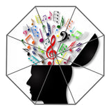 Wild & Colorful Music Umbrellas - Many Designs - Full Size