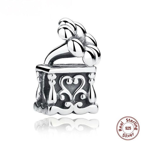.925 Sterling Silver Phonograph Charm