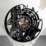Vinyl Record Backlit Wall Clocks - 11 Jazz & Sax Designs!