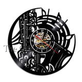 Vinyl Record Backlit Wall Clocks - 11 Jazz & Sax Designs!