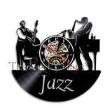 Vinyl Record Backlit Wall Clocks - 11 Jazz & Sax Designs!