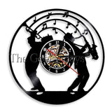 Vinyl Record Backlit Wall Clocks - 11 Jazz & Sax Designs!