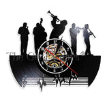 Vinyl Record Backlit Wall Clocks - 11 Jazz & Sax Designs!