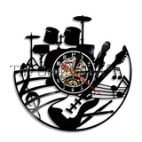Vinyl Record Backlit Guitar Clocks - Rockin' or Mello - 6 More Designs!