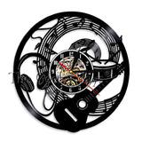 Vinyl Record Backlit Guitar Clocks - Rockin' or Mello - 6 More Designs!