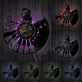 Mozart on the Piano - Vinyl Record Backlit Wall Clock