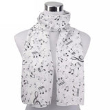 Music Note Scarf -- Classy, Yet Everyday Functional Style!