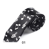 NEW Skinny Music Ties - Add Music to Your Style! - Fun Colors and Styles