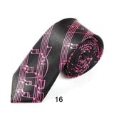 NEW Skinny Music Ties - Add Music to Your Style! - Fun Colors and Styles