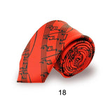 NEW Skinny Music Ties - Add Music to Your Style! - Fun Colors and Styles
