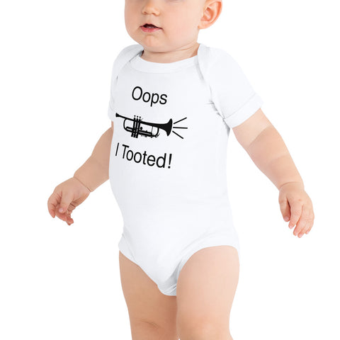 Oops!  I Tooted Baby Onesie Romper Body Suit