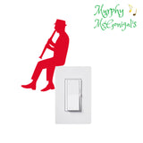 Clarinet/Oboe Player Vinyl Light Switch Wall Art Decal Sticker - Man - Music Magic for your Room!