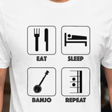 "Eat-Sleep-Banjo-Repeat" Unisex T-Shirt