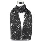 Music Note Scarf -- Classy, Yet Everyday Functional Style!