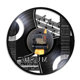 "Music is Who I Am" Vinyl Record Wall Clock