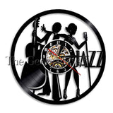 Vinyl Record Backlit Wall Clocks - 11 Jazz & Sax Designs!