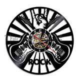 Rock On! - Vinyl Record Wall Clock with LED Backlight Option