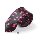 NEW Skinny Music Ties - Add Music to Your Style! - Fun Colors and Styles
